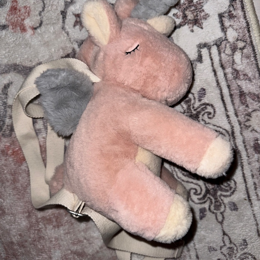 Zara plush unicorn backpack